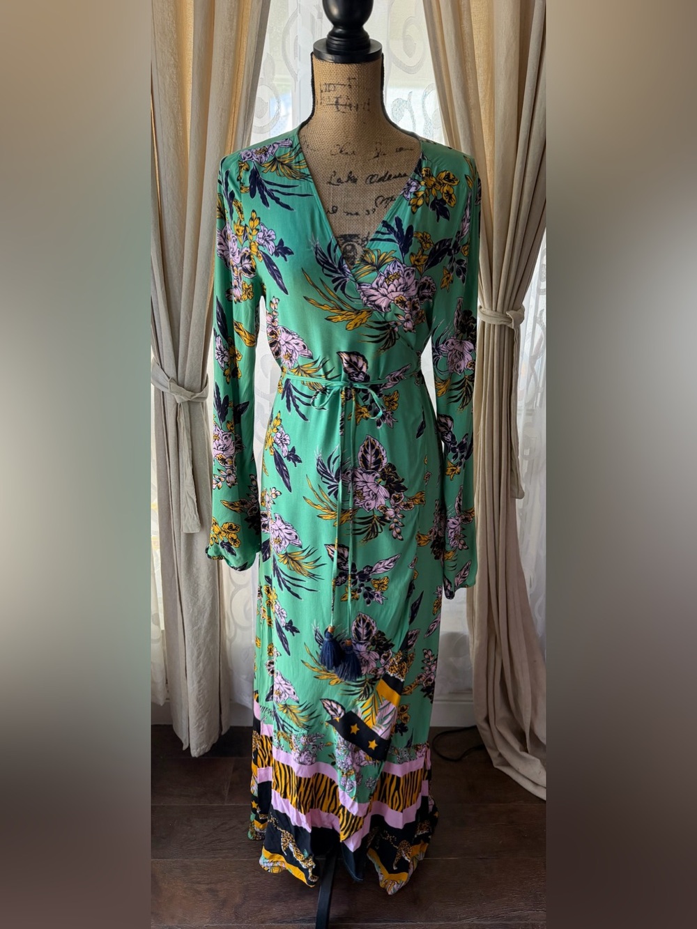 Maaji Herbaceous Moonbow Kimono Dress Cover Up - Picture 3 of 12